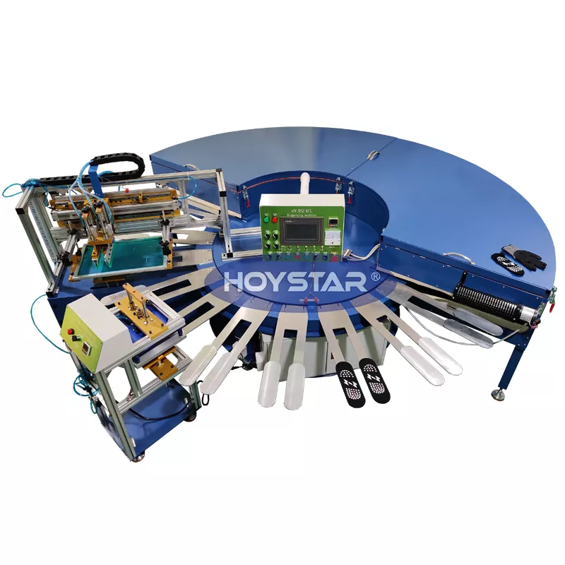 Siebdruckmaschine für rutschfeste Socken